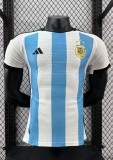 2022 Argentina Home Player Version Retro Soccer Jersey (三星)