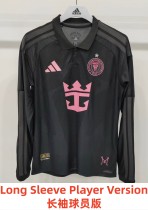 26-27 Inter Miami Away Long Sleeve Player Version Soccer Jersey*长袖球员 26-27 Inter Miami Away Long Sleeve Player Version Soccer Jersey*长袖球员