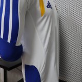 26-27 Boca Juniors White Long Sleeve Player Version Soccer Jersey*长袖球员