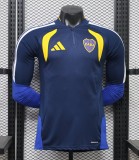 26-27 Boca Juniors Blue Long Sleeve Player Version Soccer Jersey*长袖球员
