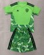 26-27 Leeds United Green Goalkeeper Kids Soccer Jersey