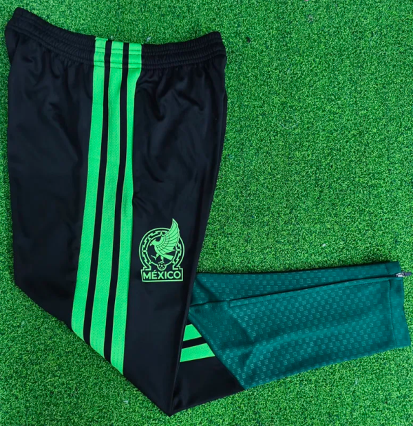 26-27 Mexico Black Training Long Pants (Have Pocket)
