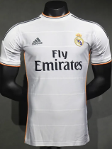 2013-2014 RMA Home Player Version Retro Soccer Jersey*球员