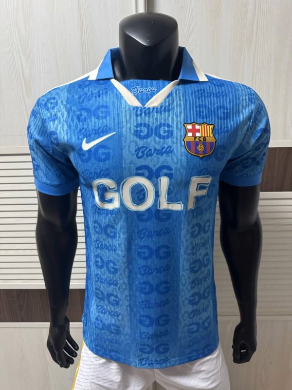 26-27 BAR Blue Joint Edition Player Version Soccer Jersey (GOLF)