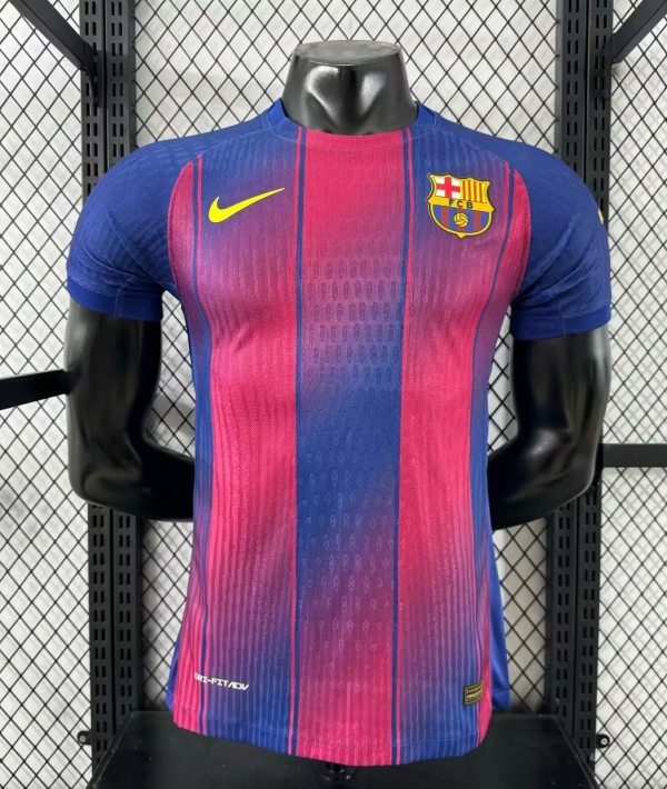 25-26 BAR Home Player Version Soccer Jersey*空白版