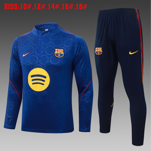 26-27 BAR High Quality Kids Half Pull Tracksuit