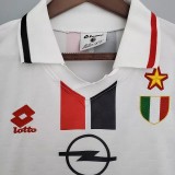 1995-1997 ACM Away White Retro Soccer Jersey