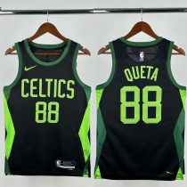24-25 CELTICS QUETA #88 Black City Edition Top Quality Hot Pressing NBA Jersey