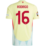 2024 Spain European Cup Away Fans Version Soccer Jersey