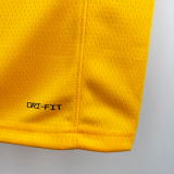 22-23 LAKERS O'NEAL #34 Yellow Top Quality Hot Pressing NBA Jersey