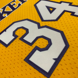 2000 LAKERS O‘NEAL #34 Yellow Retro Top Quality Hot Pressing NBA Jersey