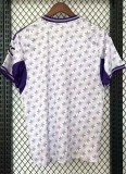 25-26 Man Utd White Purple Special Edition Fans Soccer Jersey