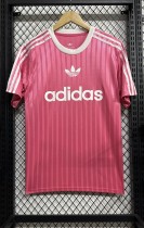 2025 AD Casual Pink Fans Training shirts *三叶草