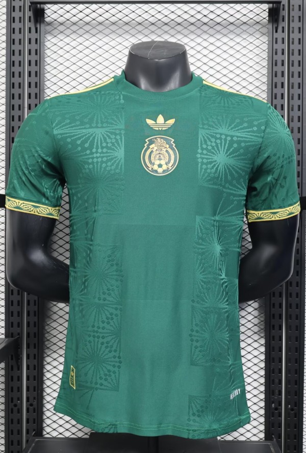 25-26 Mexico Gold Cup Green Player Vesion Soccer Jersey