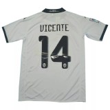 2009 Valencia Home White Retro Soccer Jersey
