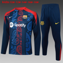 24-25 BAR High Quality Kids Half Pull Tracksuit