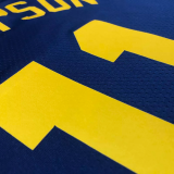 22-23 WARRIORS THOMPSON #11 Royal blue Top Quality Hot Pressing NBA Jersey (Trapeze Edition)