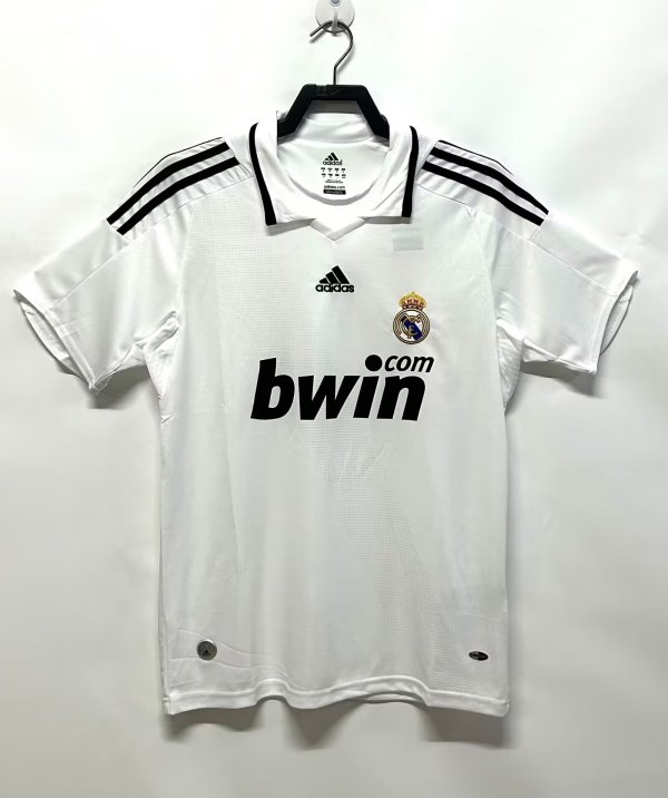 2008-2009 RMA Home Retro Soccer Jersey