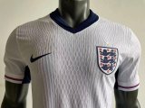2024 Englande Europe Cup Home Player Version Soccer Jersey