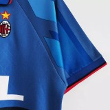 1995-1996 ACM Away Blue Retro Soccer Jersey