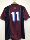2011 West Ham #11 Iron Maiden Away Retrot Soccer Jersey