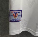 1998 Croatia Home Red And White Retro Soccer Jersey