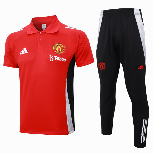 24-25 Man Utd High Quality Polo Tracksuit