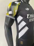 25-26 RMA Black Special Edition Player Version Training Shirts 黄袖边