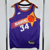 22-23 SUNS BARKLEY #35 Purple Retro Top Quality Hot Pressing NBA Jersey
