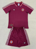 25-26 Bayern Red Kids Soccer Jersey
