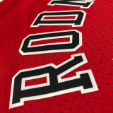 1998 BULLS RODMAN #91 Red Retro Top Quality Hot Pressing NBA Jersey
