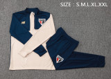 24-25 Sao Paulo FC High Quality Half Pull Tracksuit
