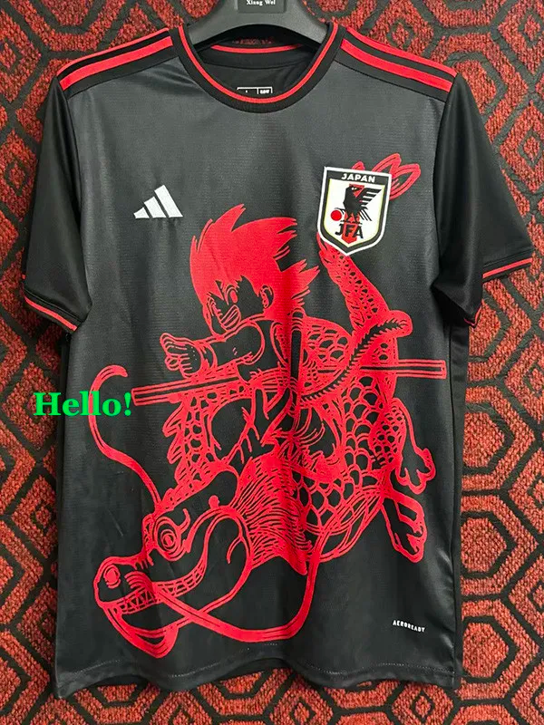 24-25 Japan Black Red Special Edition Fans Soccer Jersey