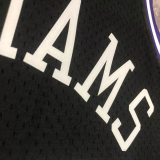 2001 Kings WILLIAMS #55 Black Retro Top Quality Hot Pressing NBA Jersey