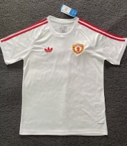 25-26 Man Utd White Special Edition Fans Soccer Jersey