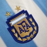 2010 Argentina Home Retro Soccer Jersey