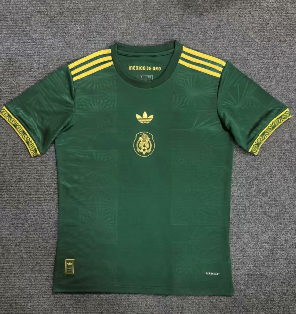 25-26 Mexico Gold Cup Green Fans Soccer Jersey