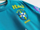 2021 Brazil Training clothes Retro Soccer Jersey