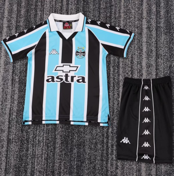 2000 Gremio Home Kids Retro Soccer Jersey