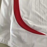 2006-2007 ACM Away White Long Sleeve Retro Soccer Jersey(带决赛小字)