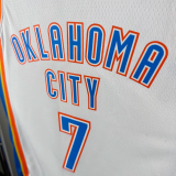 22-23 OKC Thunder HOLMGREN #7 White City Edition Top Quality Hot Pressing NBA Jersey