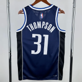 22-23 Dallas Mavericks THOMPSON #31 Royal Blue Top Quality Hot Pressing NBA Jersey (Trapeze Edition)
