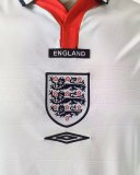2004 England Home Retro Soccer Jersey