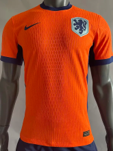 2024  NetherIands European Cup Home Player Version Soccer Jersey