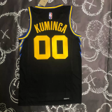 21-22 WARRIORS KUMINGA #00 Black 75th Anniversary City Edition Top Quality Hot Pressing NBA Jersey