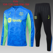 24-25 BAR High Quality Kids Half Pull Tracksuit