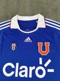 2011 Universidad De Chile Home Long Sleeve Retro Soccer Jersey(背后带广告)