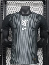 25-26 Netherlands Black Special Edition Player Version Soccer Jersey