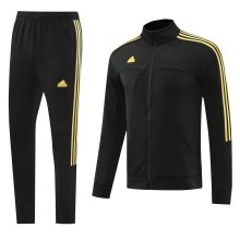 2024 AD Black Jacket Tracksuit