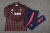 24-25 Man Utd High Quality Half Pull Tracksuit